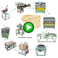 Automatic Mini Cinnamon Wood Bamboo Toothpick Machine De Production Line China Cost