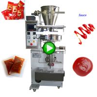 Automatic Date Tamarind Ketchup Pouch Tomato Paste Filling And Sealing Packing Machine
