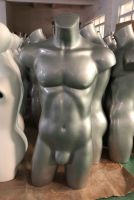 Jolly Mannequins- Male Sport Mannequin Torso High Glossy Metallic Silver Color Hmt-1