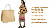 Jute shopping bag