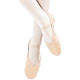 Danzcue Adult Split Sole Canvas Pink Ballet Slipper 8 M Us