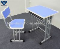 Modern single used school chair and desk