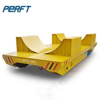 Heavy Duty Motorized Coil Plant Transfer Vehicle Cart Trolley On Rails For Factory Material Handling