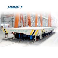 workshop Material Rail Transporter Pallet Transfer Cart with DC Power