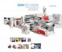 Yilian brand SJFM1100-2000B Non woven fabric PE/Bopet/Cpp/Bopp film extrusion lamination machine