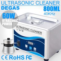 800ml Household Digital Ultrasonic Cleaner 60W Stainless Steel Bath 110V 220V Degas Ultrasound Cleaning for Watches Jewelry