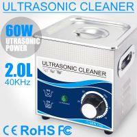 2L Ultrasonic Cleaner 60W Stainless Steel Bath 110V 220V Ultrasonic for Accessories Cleaning