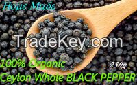 Organic ceylon Black Pepper (FRESH - A+ grade)  from Home garden