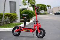 HYPER-RACING 1800w 48v Electric Scooter 10" Off Road Wheels (Red)