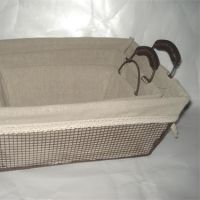 Wire Baskets with Handles & Lining