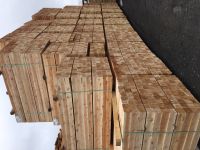 Northern white cedar square timber and boards