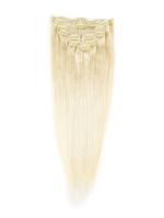 High Quality Malaysian #613remy Hair Full Cuticle Human Clip In Hair Extensions