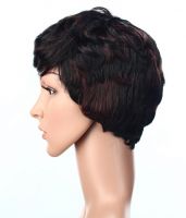 Popular Short Synthetic Machine Mace Wigs For Black Women