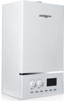 Wall mounted combi boiler with LCD display