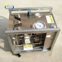 high pressure liquid filling booster pump  Pressure control bench