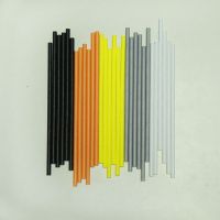 Solid color paper straw