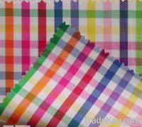 100% cotton yarn dyed check fabric