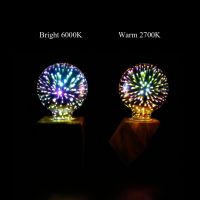 3d Fireworks Decorative Light Bulbs 