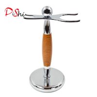 latest razor metal drip stand shaving holder for shaving brush and 3 blade shaving razor