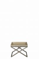 small coffee table metal and wood Tristan 