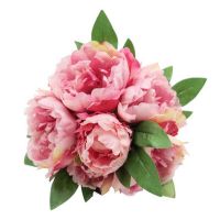 Wedding flower peony bouquet artificial flower bouquet realistic peony