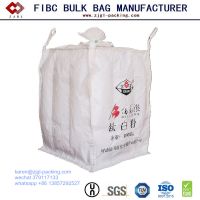 4-Panel PP Big Plastic Woven Bag Baffle Q Bag 1 Ton Jumbo Bag