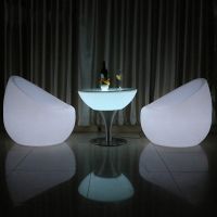 Modern design outdoor party garden illuminating color changing furniture garden sofa