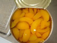 canned yellow peach in light syrup