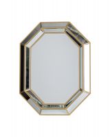Charlotte Octagonal Gold Wall Mirror
