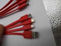 Multi Cell Phone Red Charging Cables