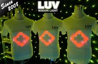 wireless light up LED lights for clothing by sound activated