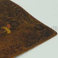 Genuine Leather Mouse Pad With Double Sided With Stitching