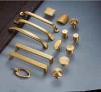 Ancient furniture hardware brass knob copper handle 