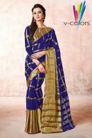 cotton and polyester saree