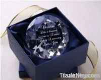Crystal Glass Paperweight