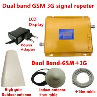 LCD display dual band GSM 3G signal booster Repeater