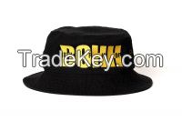 BOHH Black and Yellow Embroidered Bucket Cap