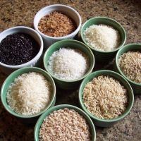 BASMATI RICE, JASMINE RICE, BLACK RICE, PARBOILED RICE, CALROSE RICE, LONG GRAIN WHITE RICE, SHORT GRAIN WHITE RICE, BROWN RICE, CHINESE RICE, SUSHI RICE, JAPONICA RICE