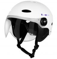 Water sports helmet with Visor