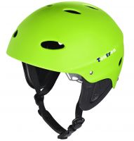 Water sports helmet with removable ear protector