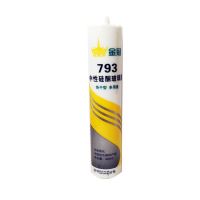 Neutral Clear Antifungus Sticking Steel to Cement Wall Silicone Sealant For Building Glass Roof