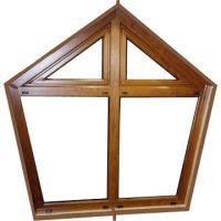 Solid wood window