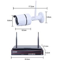 Hot Sale 4chs Wifi Nvr Kits Cctv Surveillance System 1.0/2.0mp Ip Camera For Home Alarm Security