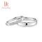 Dr Darry Ring Diamond Couple Ring 18k White Gold Diamond Wedding Ring 10% Mr.
