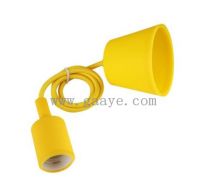 E27 Colorful Silicone Ceiling Vintage Pendant Lamp Holder