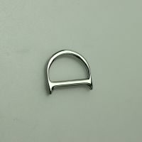 1" Zinc alloy metal nickle D ring for bag accessories