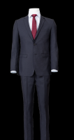 Navy Milerega Slim Fit Suit