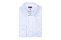 White Classic Fit Regular Cuff Dress Shirt