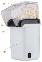 220 Voltage (v) And Ce Certification Hot Air Popcorn Machine