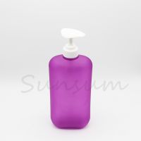 1000ml matte flat shampoo bottle